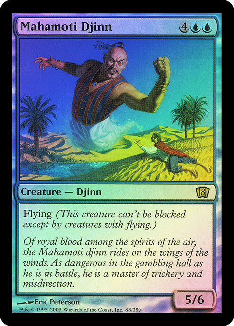 Mahamoti Djinn\n8th Edition\nSingle\nMagic The Gathering