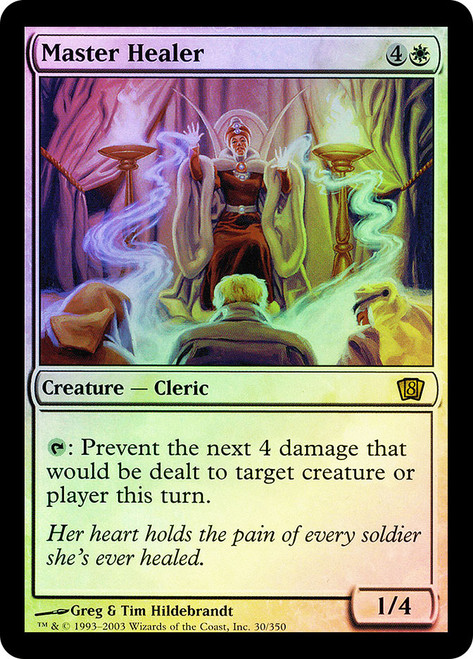 Master Healer\n8th Edition\nSingle\nMagic The Gathering