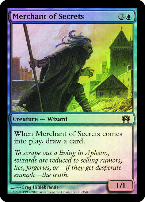 Merchant of Secrets\n8th Edition\nSingle\nMagic The Gathering