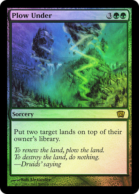 Plow Under\n8th Edition\nSingle\nMagic The Gathering