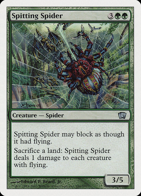 Spitting Spider\n8th Edition\nSingle\nMagic The Gathering