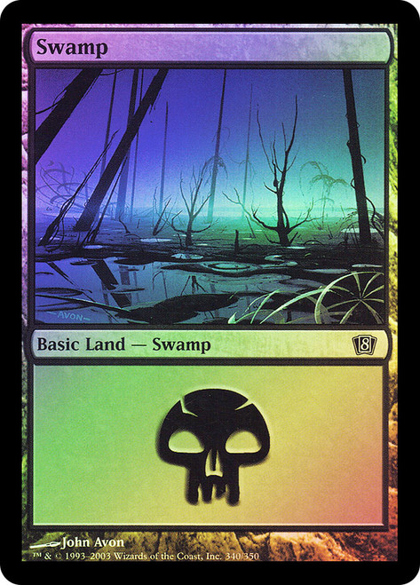 Swamp (#340)\n8th Edition\nSingle\nMagic The Gathering