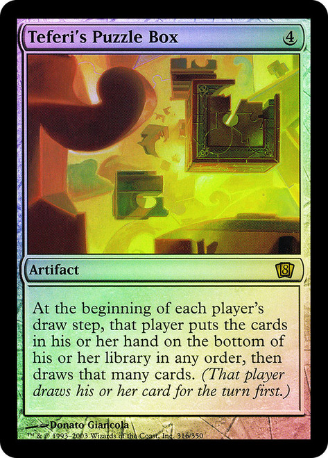 Teferi's Puzzle Box\n8th Edition\nSingle\nMagic The Gathering