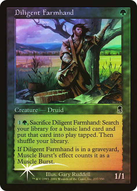 Diligent Farmhand\nOdyssey\nSingle\nMagic The Gathering