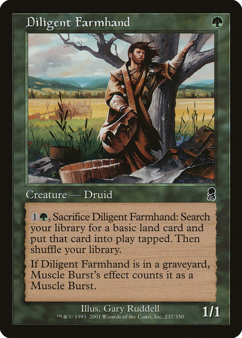 Diligent Farmhand\nOdyssey\nSingle\nMagic The Gathering