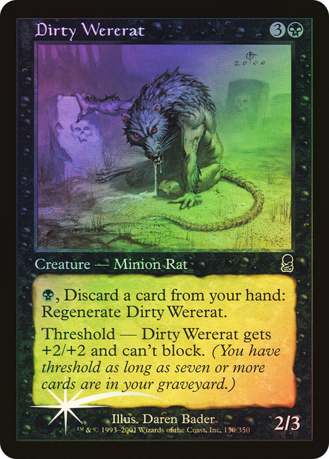 Dirty Wererat\nOdyssey\nSingle\nMagic The Gathering