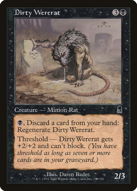 Dirty Wererat\nOdyssey\nSingle\nMagic The Gathering