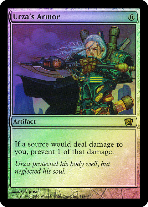 Urza's Armor\n8th Edition\nSingle\nMagic The Gathering