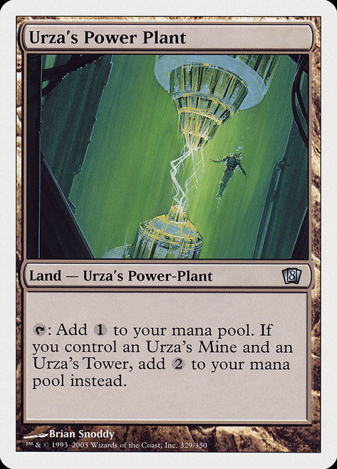 Urza's Power Plant\n8th Edition\nSingle\nMagic The Gathering