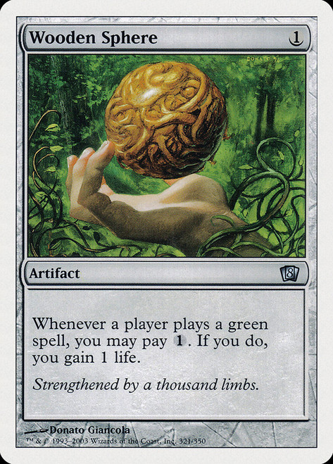 Wooden Sphere\n8th Edition\nSingle\nMagic The Gathering