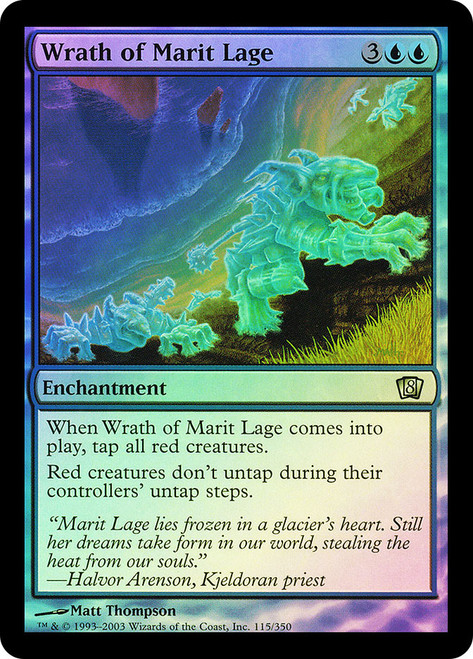 Wrath of Marit Lage\n8th Edition\nSingle\nMagic The Gathering