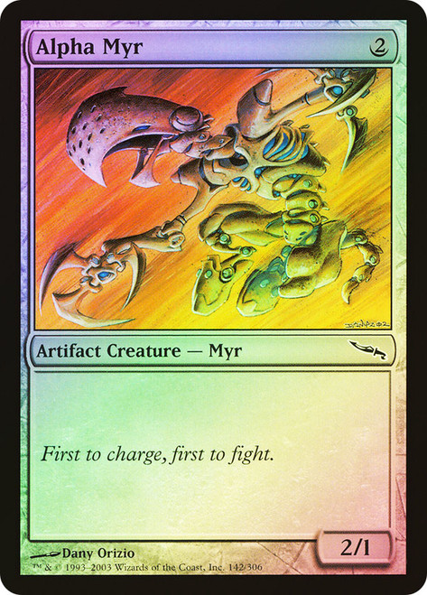 Alpha Myr\nMirrodin\nSingle\nMagic The Gathering
