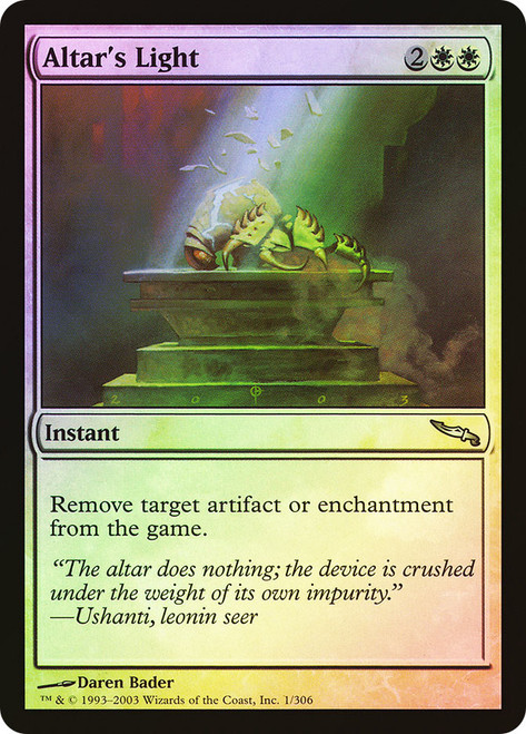 Altar's Light\nMirrodin\nSingle\nMagic The Gathering