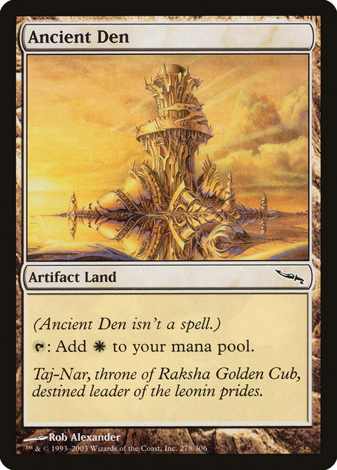 Ancient Den\nMirrodin\nSingle\nMagic The Gathering