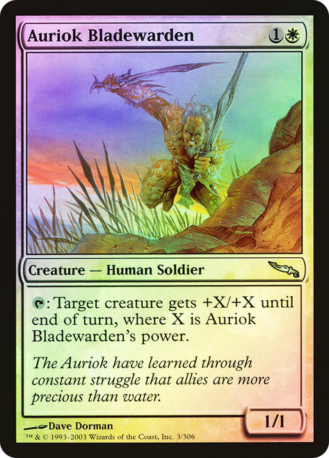 Auriok Bladewarden\nMirrodin\nSingle\nMagic The Gathering