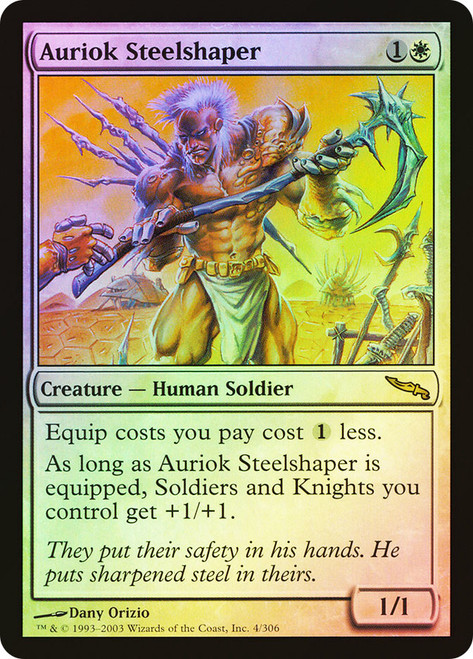 Auriok Steelshaper\nMirrodin\nSingle\nMagic The Gathering