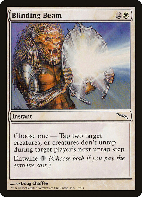 Blinding Beam\nMirrodin\nSingle\nMagic The Gathering