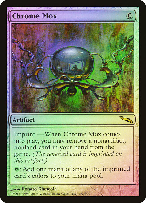 無料発送 MTG 英語 ミラディン 金属モックス/Chrome Mox マジック：ザ