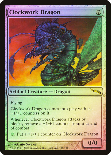 Clockwork Dragon\nMirrodin\nSingle\nMagic The Gathering