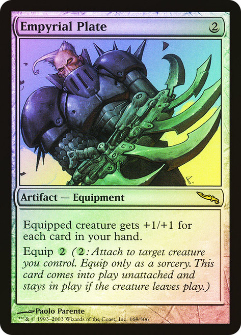 Empyrial Plate\nMirrodin\nSingle\nMagic The Gathering