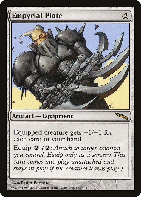 Empyrial Plate\nMirrodin\nSingle\nMagic The Gathering