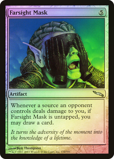 Farsight Mask\nMirrodin\nSingle\nMagic The Gathering