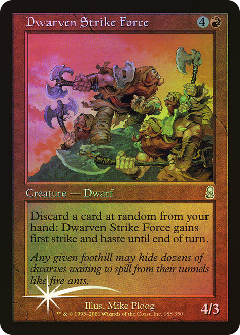 Dwarven Strike Force\nOdyssey\nSingle\nMagic The Gathering