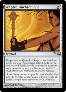 Isochron Scepter
Mirrodin - French
Single
Magic The Gathering