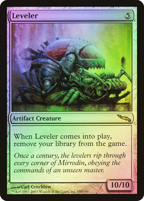 Leveler\nMirrodin\nSingle\nMagic The Gathering
