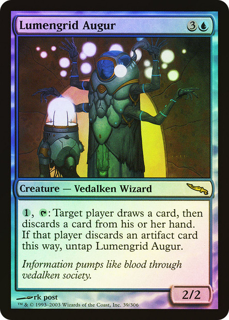 Lumengrid Augur\nMirrodin\nSingle\nMagic The Gathering