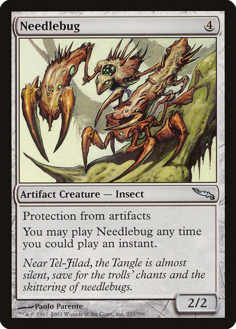 Needlebug\nMirrodin\nSingle\nMagic The Gathering