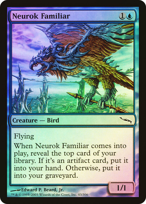 Neurok Familiar\nMirrodin\nSingle\nMagic The Gathering