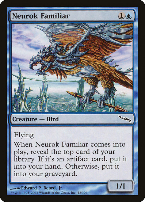 Neurok Familiar\nMirrodin\nSingle\nMagic The Gathering