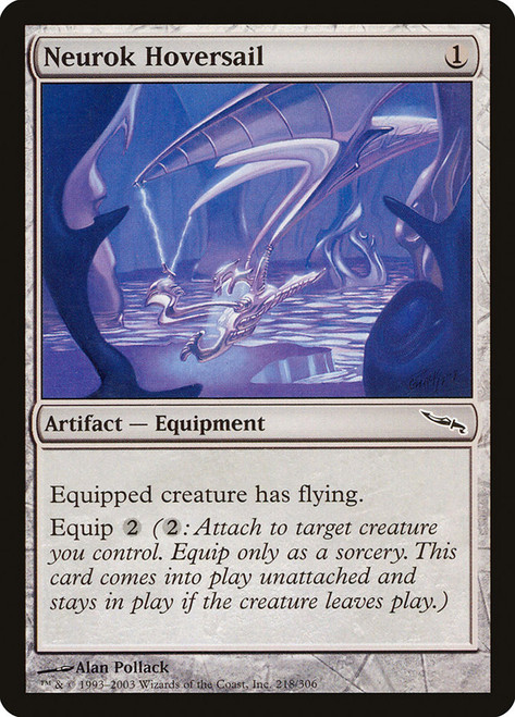 Neurok Hoversail\nMirrodin\nSingle\nMagic The Gathering