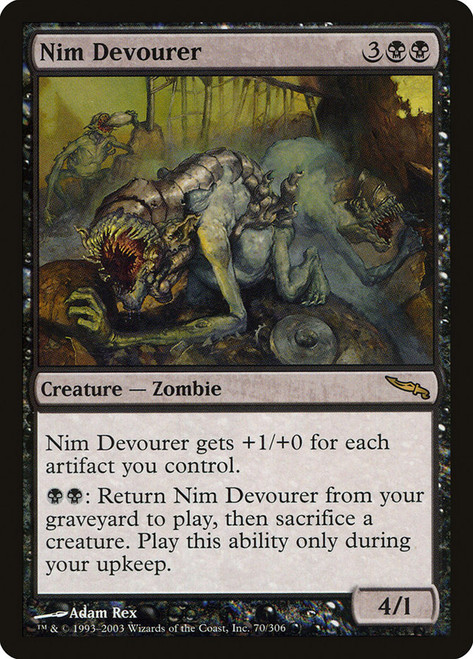 Nim Devourer\nMirrodin\nSingle\nMagic The Gathering