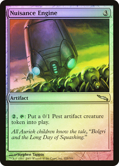 Nuisance Engine\nMirrodin\nSingle\nMagic The Gathering