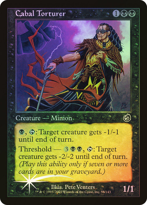Cabal Torturer\nTorment\nSingle\nMagic The Gathering