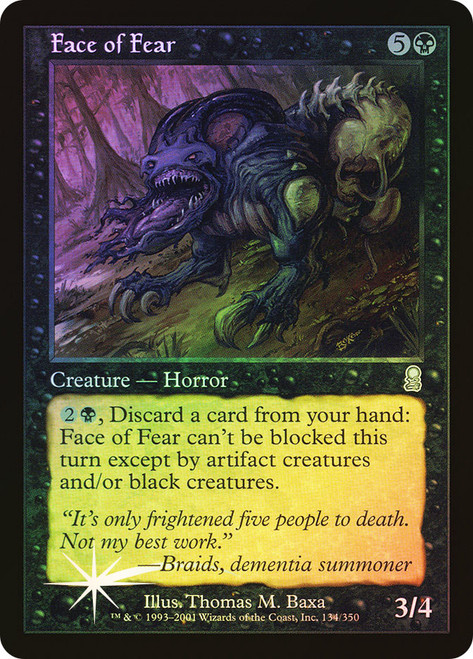 Face of Fear\nOdyssey\nSingle\nMagic The Gathering