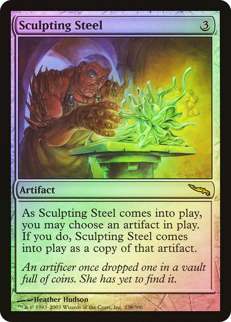 Sculpting Steel\nMirrodin\nSingle\nMagic The Gathering