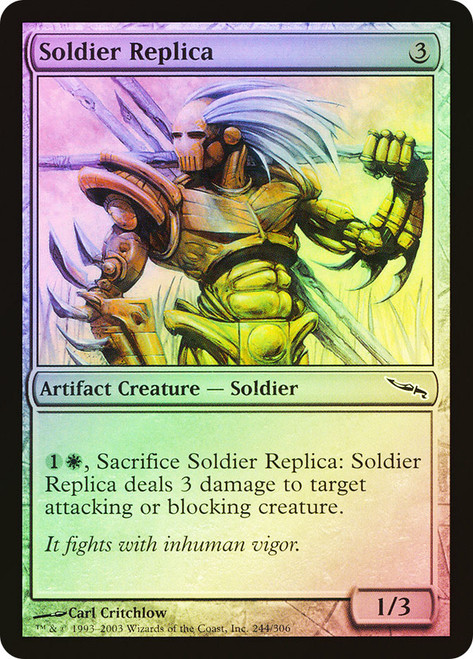 Soldier Replica\nMirrodin\nSingle\nMagic The Gathering