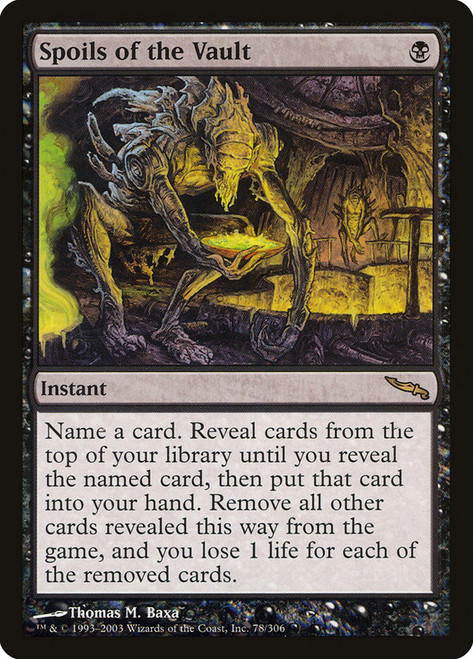 Spoils of the Vault\nMirrodin\nSingle\nMagic The Gathering