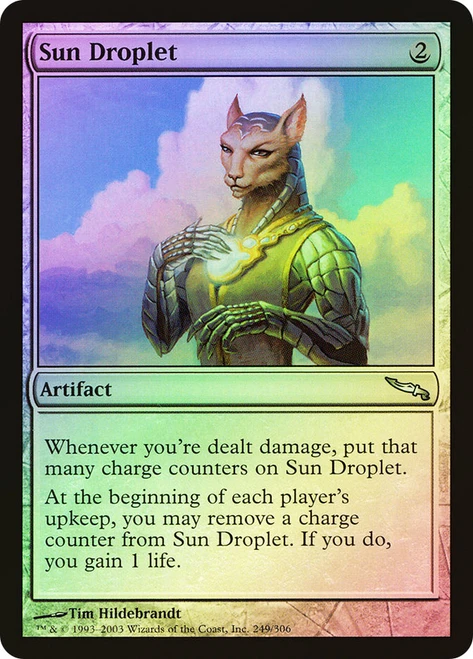 Sun Droplet\nMirrodin\nSingle\nMagic The Gathering