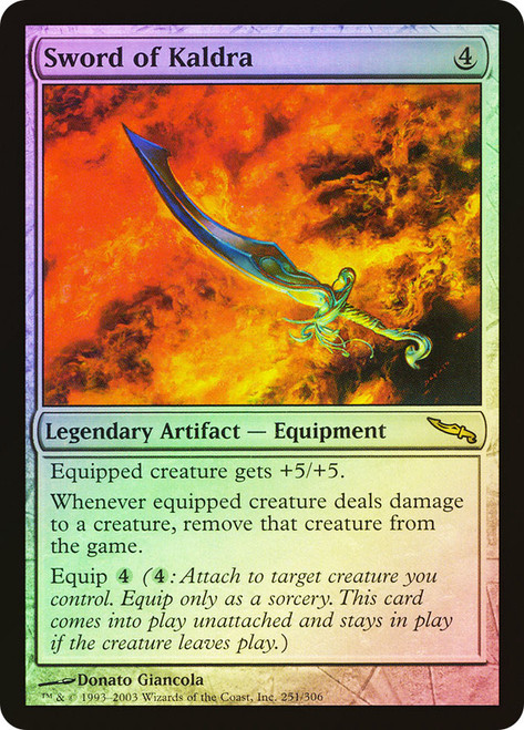 Sword of Kaldra\nMirrodin\nSingle\nMagic The Gathering