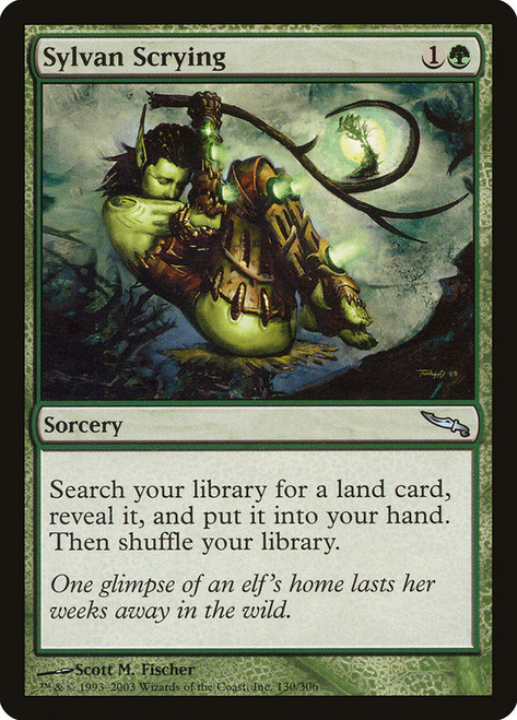 Sylvan Scrying\nMirrodin\nSingle\nMagic The Gathering