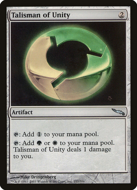 Talisman of Unity\nMirrodin\nSingle\nMagic The Gathering