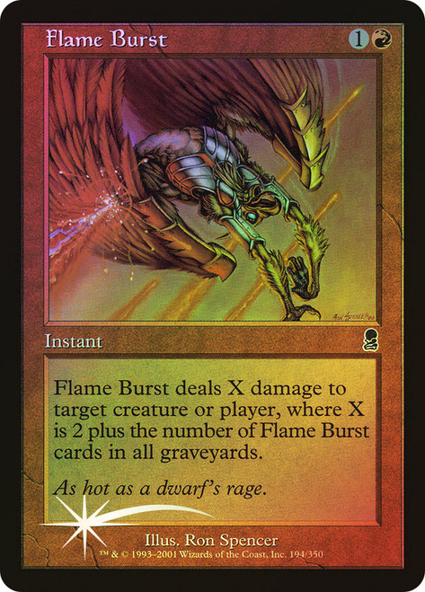 Flame Burst\nOdyssey\nSingle\nMagic The Gathering