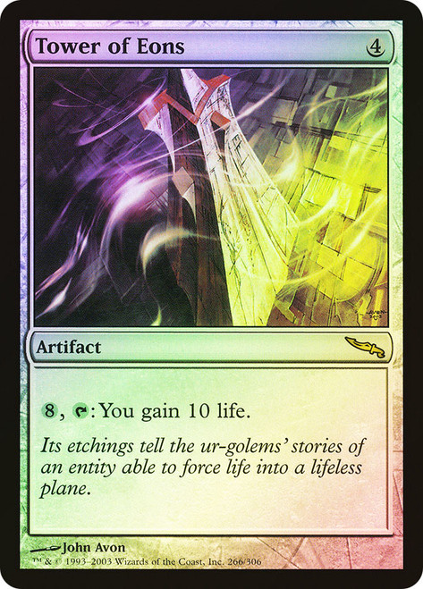 Tower of Eons\nMirrodin\nSingle\nMagic The Gathering