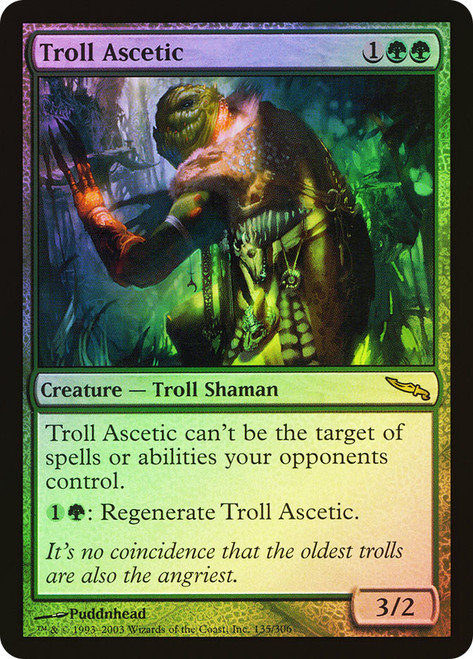 Troll Ascetic\nMirrodin\nSingle\nMagic The Gathering