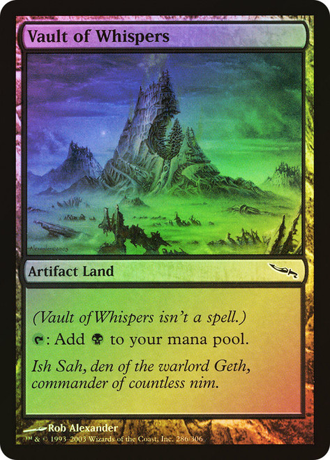 Vault of Whispers\nMirrodin\nSingle\nMagic The Gathering
