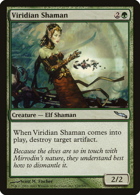 Viridian Shaman\nMirrodin\nSingle\nMagic The Gathering